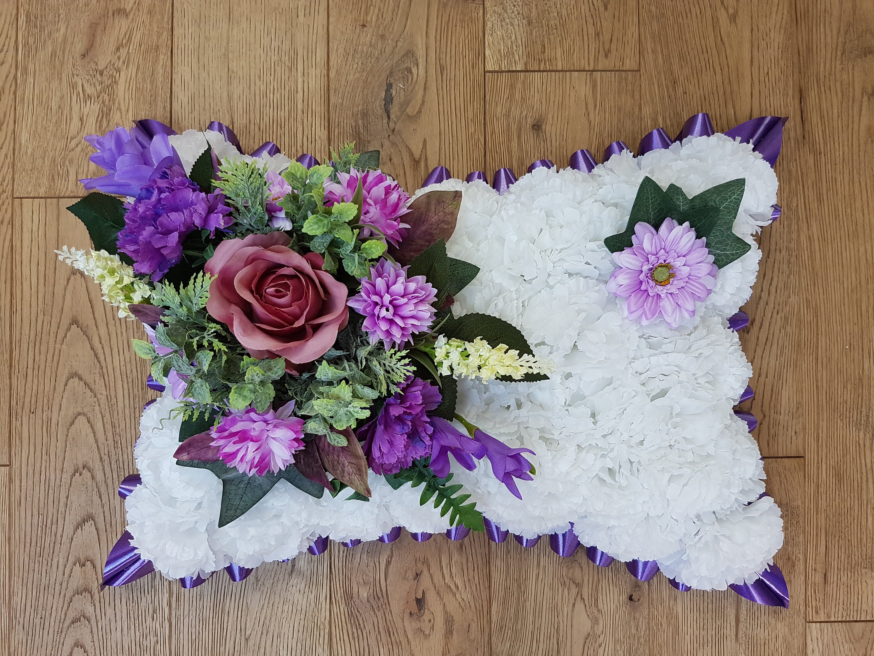 Orchid Arrangement & Centerpiece Faux Silk Floral Décor Silk Funeral