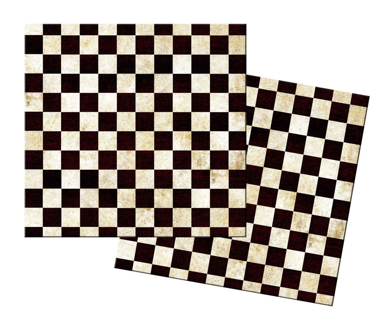 Black Checkered Round Placemat For Round Tables Tactile Basket Etsy