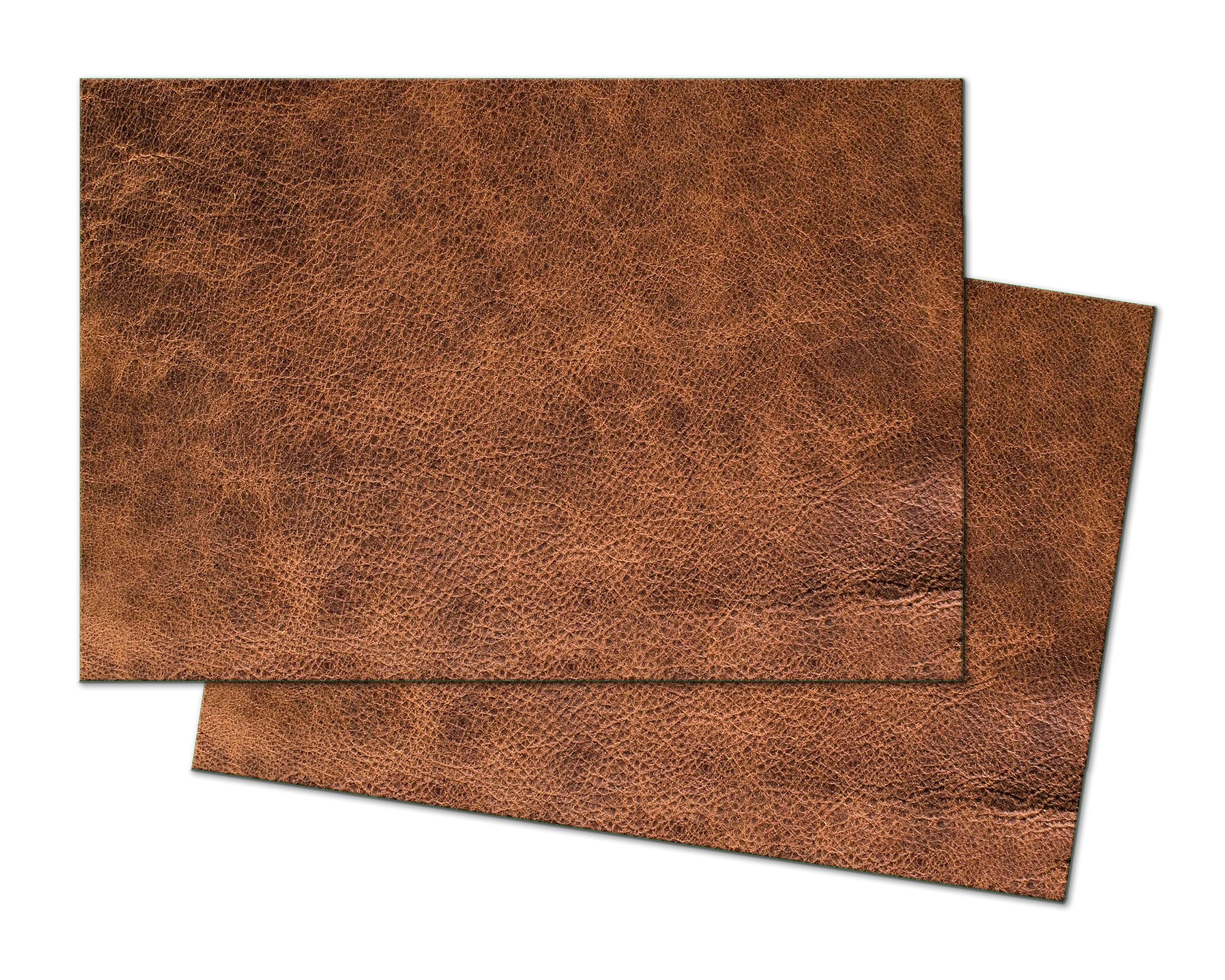 Faux Brown Leather Round Oval Placemats for Round Tables Etsy