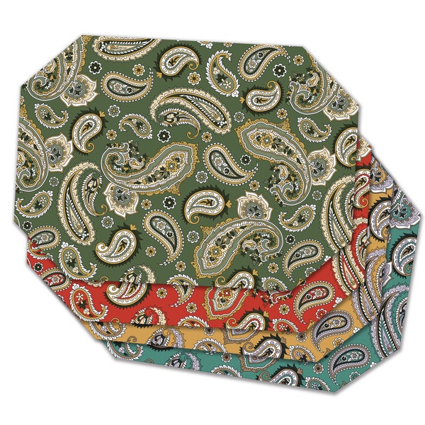 Paisley Placemats Etsy