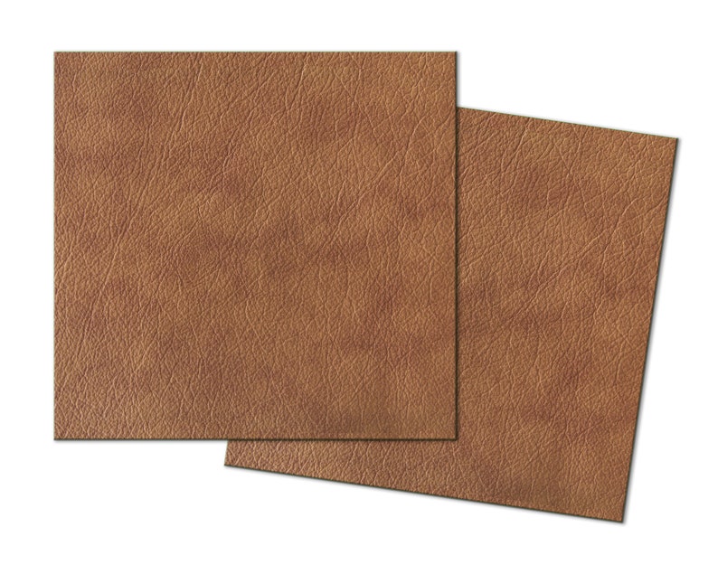 Faux Brown Leather Print Wedge Placemat For Round Tables Etsy