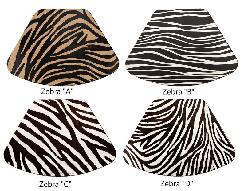 Zebra Round Oval Placemats for Round Tables Tactile Basket Etsy