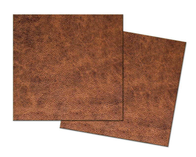 Faux Brown Leather Round Oval Placemats for Round Tables Etsy