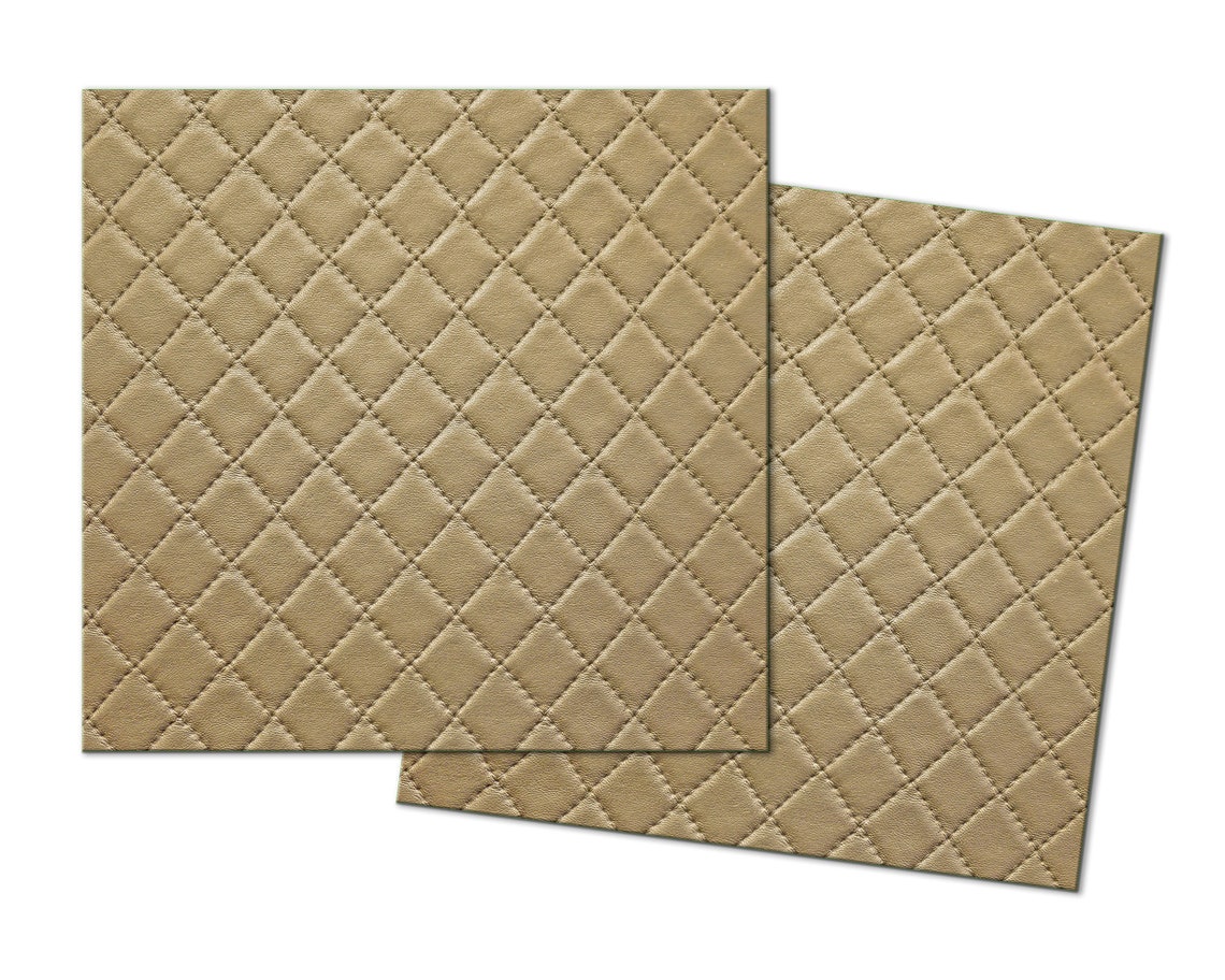 Faux Beige Quilted Oval Round Placemats for Your Round Tables Etsy