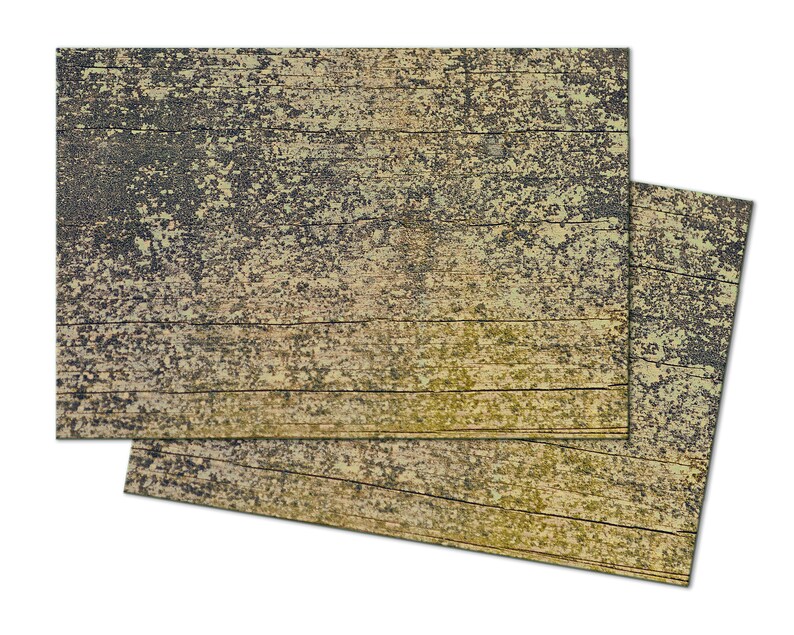 Faux Grudge Sage Olive Green paint Wood Placemats For Round Etsy