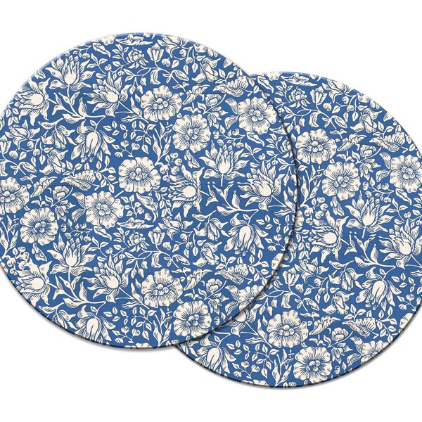 Blue and White Placemats Etsy