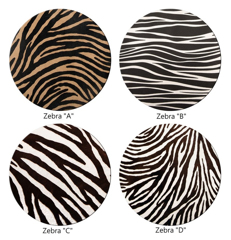 Zebra Wedge Placemats for Round Tables Tactile Basket Texture Etsy