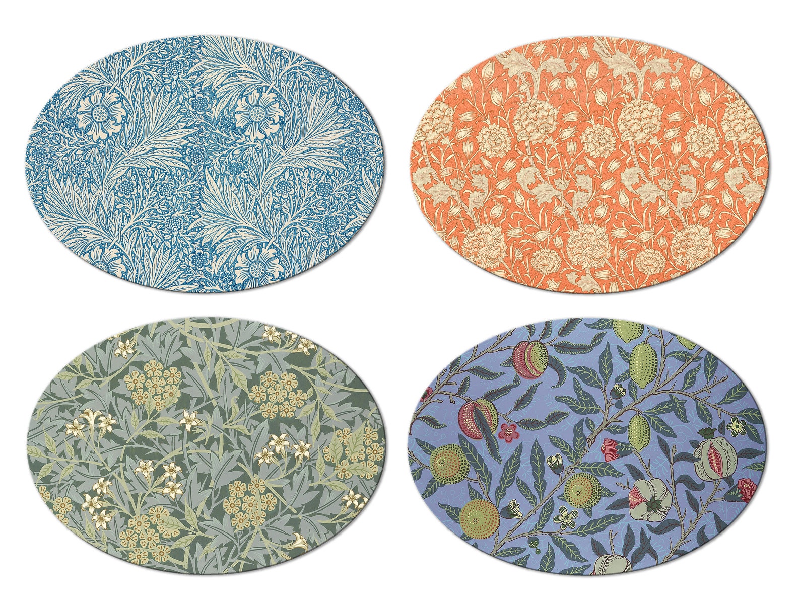 William Morris Placemats Tactile Basket Texture Turned Hem Etsy UK