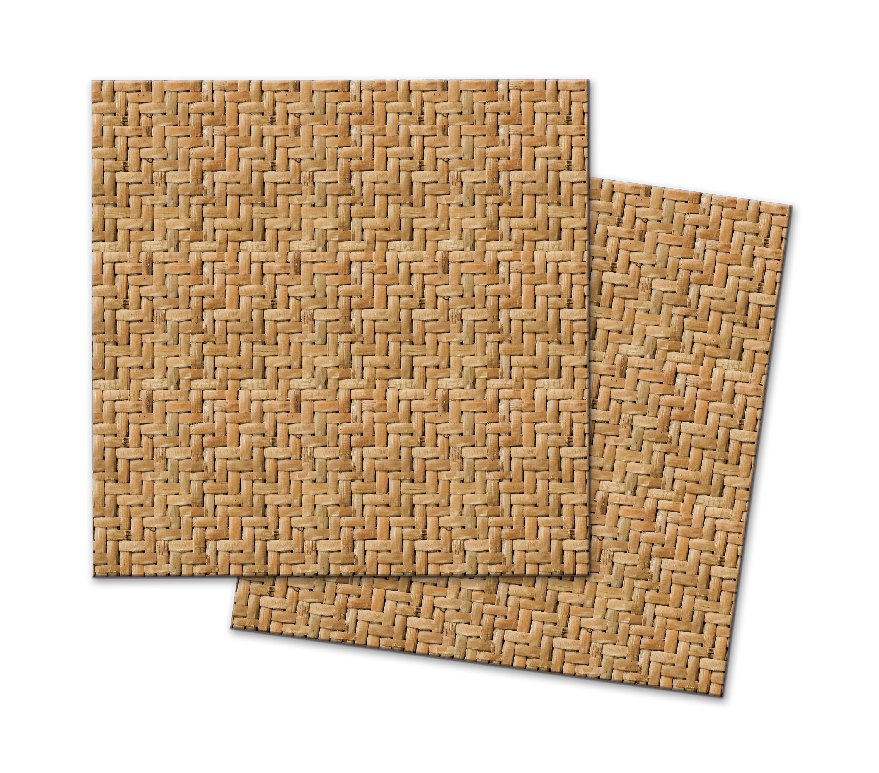 Faux Wicker Bamboo Wedge Placemats For Round Tables Basket Etsy