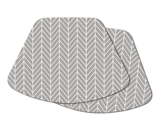 Grey Herringbone Wedge Placemats For Round Table Tactile Canada Grey Herringbone Wedge Placemats For, Wedge Placemats For Round Table Canada