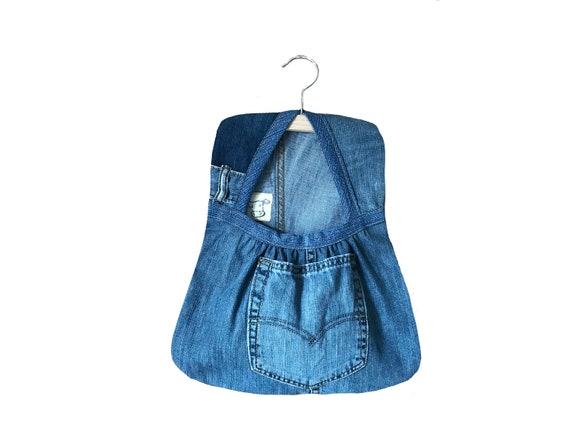Peg Bolsas hechas de Levis Jeans Re Worked Etsy Mexico