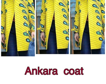 Ankara fall coat