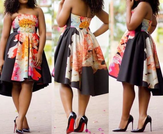 green emerald velvet dress Sleeveless Floral Jacquard High Low Gown in Burgundy Multi