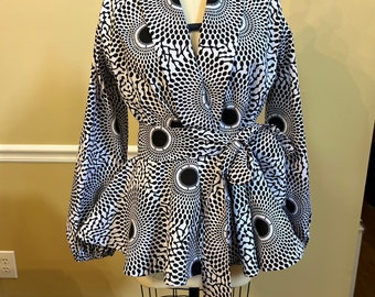 Star burst jacket, shawl collar jacket