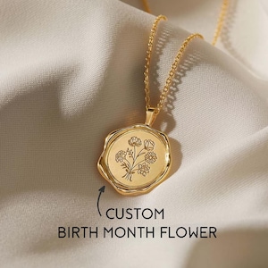 Collar con ramo de flores de nacimiento, regalos para el primer Día de la Madre, joyería con múltiples flores de nacimiento, regalo de cumpleaños para la mejor amiga, regalos de amistad