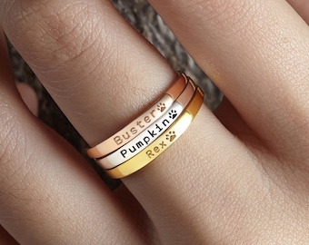 dog remembrance ring