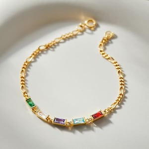 Multiple Birthstone Bracelet, Mother Bracelet Birthstone, Bracelet For Mom, Mom Gift Personalized, Birthstone Jewelry, Jewelry For Mom