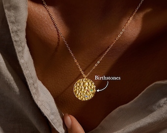 Muttertagsgeschenke, Birthstone Schmuck für Mütter, Birthstone Halskette für Mama, Schwiegermutter-Halskette, personalisierter Birthstone Schmuck