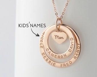 Cadeau fête des mères belle-mère, collier belle-mère, bijoux personnalisés pour maman, cadeau de la belle-fille, cadeau personnalisé de la fille