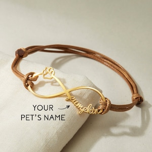 bracelet with dogs name