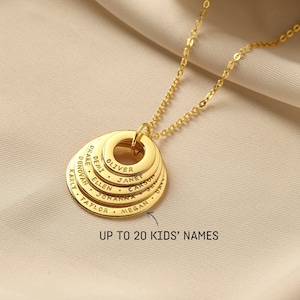 Children Name Jewelry • Kids Name Necklace • Mother&#39;s Day Gifts • Necklace For Mom • Mother In Law Jewelry • Custom Mother Necklace