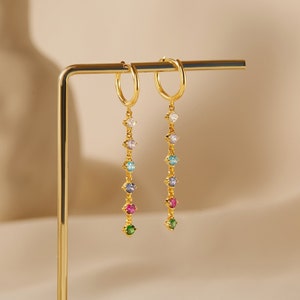 Birthstone Earrings, Family Birthstone Earrings, Mothers Birthstone Jewelry, Personalized Gift For Moms, Custom Earrings