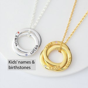 Personalized Jewelry For Mom, Mom Gifts Necklace, Multiple Name Necklace, Sentimental Gifts For Mom, Custom Mom Necklace
