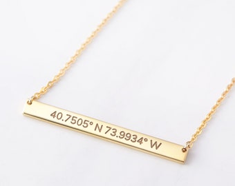 lat long jewelry