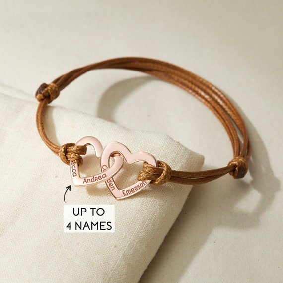 Bracciale Per Nonna Con Charm - Regalo Per Festa Della Mamma, Compleanno E Natale In Sacchetto Regalo