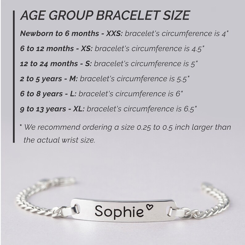 Baby Name Bracelet Toddler Bracelet Children's ID Etsy