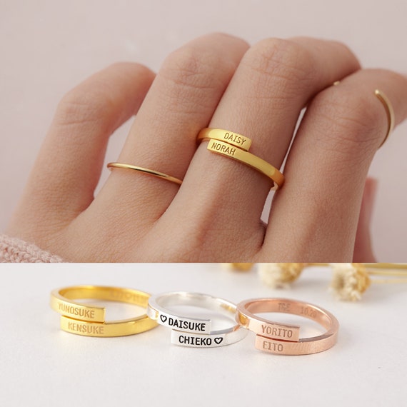 Girls 14kt Gold and Pearl Rings with two tiny hearts and 3mm cultured pearl-kids  rings