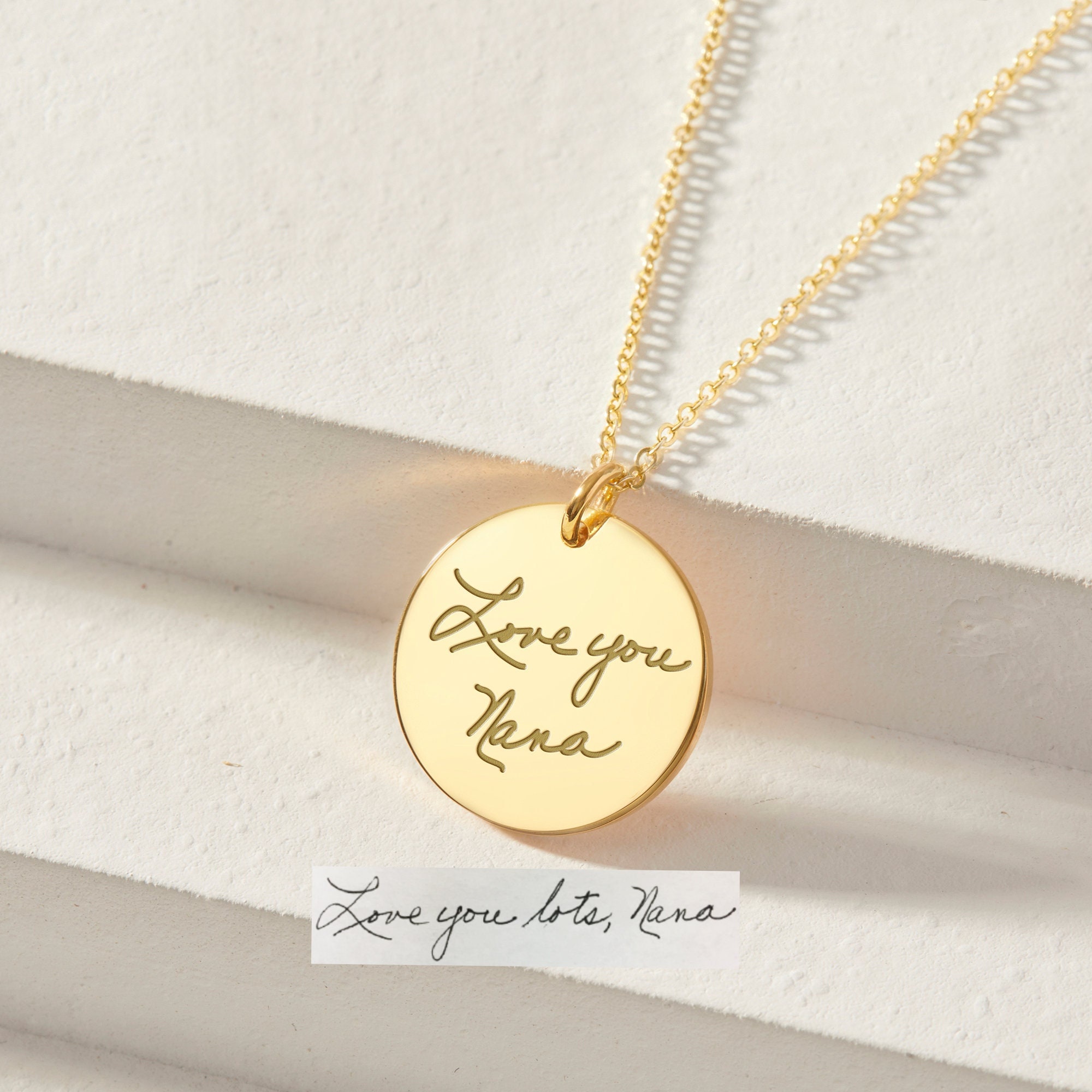 Jewelry with deals loved ones handwriting