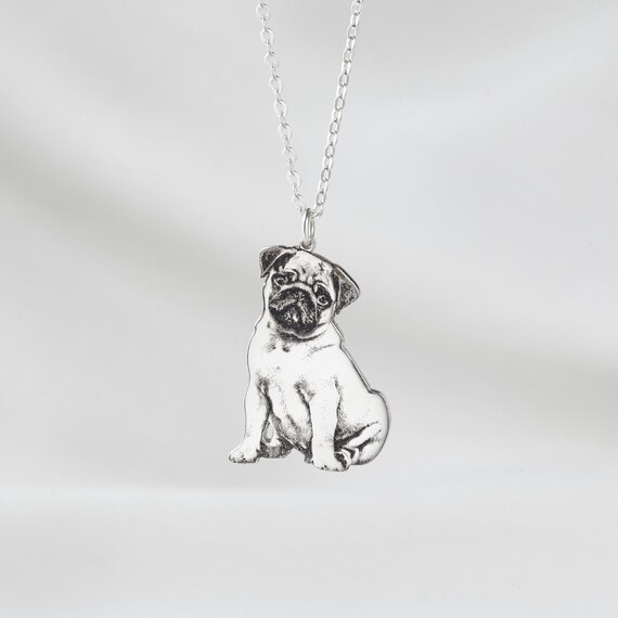 Pet clearance necklace engraved