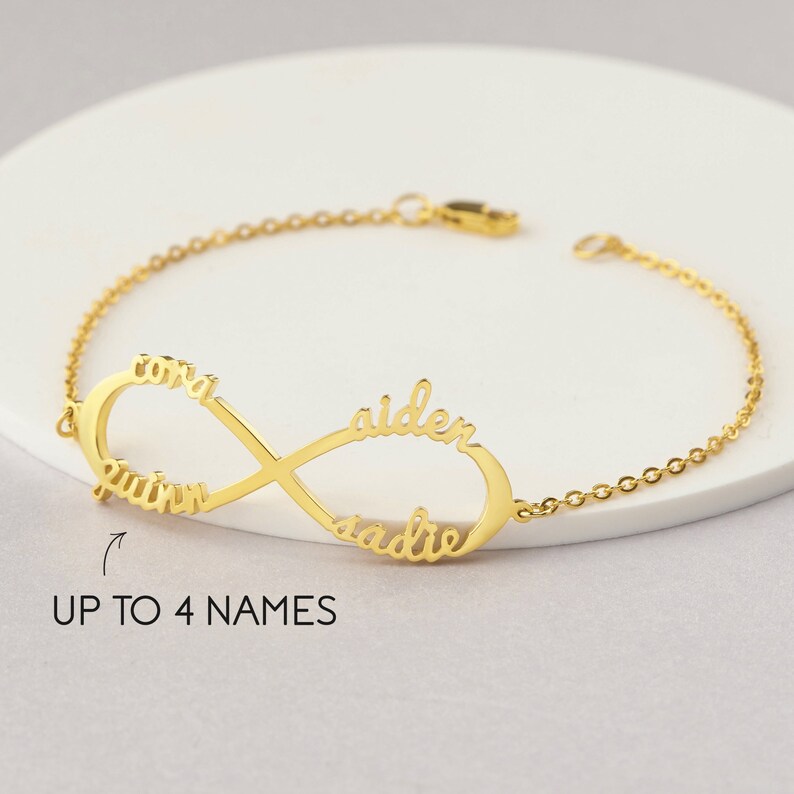 mothers bracelet with names