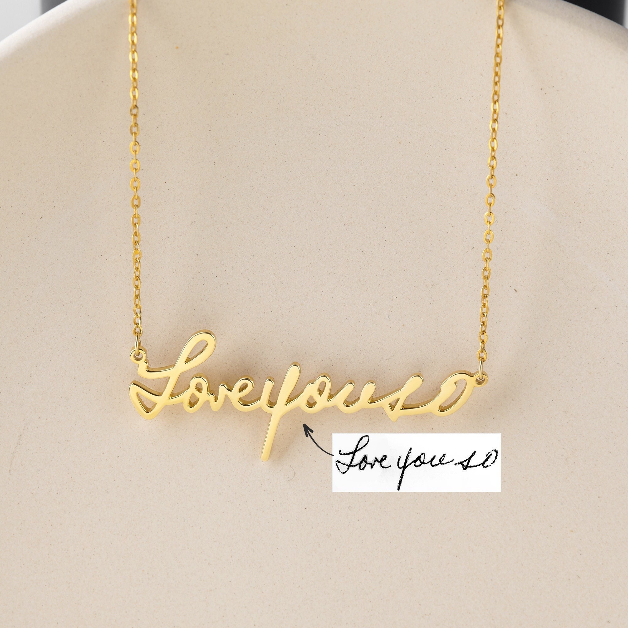 Jewelry made from deals loved ones signature
