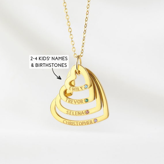 GLAMCARAT Personalized birthstone necklace with India | Ubuy