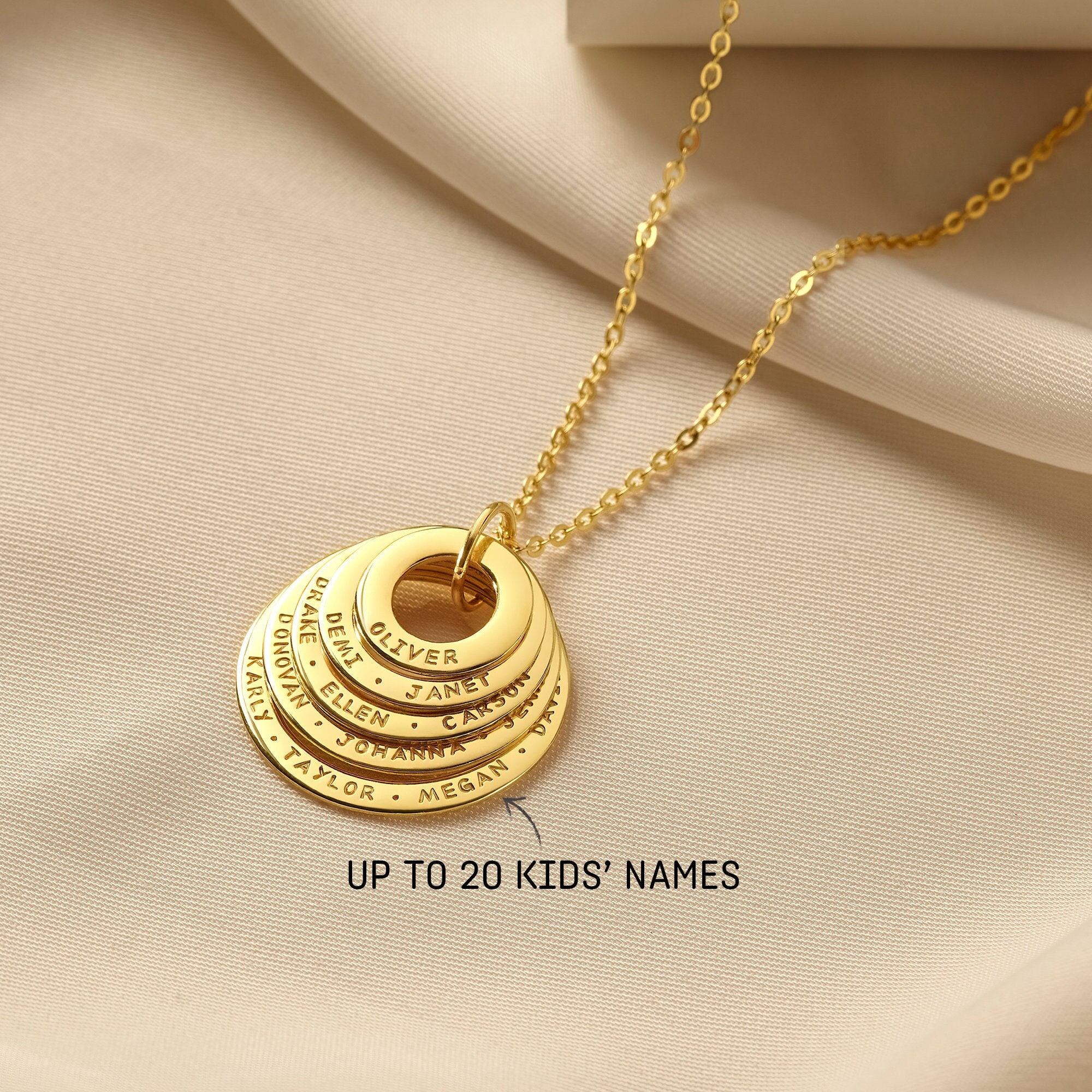 Grandchildren Necklace Grandma Custom Jewelry Grandma Necklace With Names Personalized Nana Jewelry Granny Gift Etsy