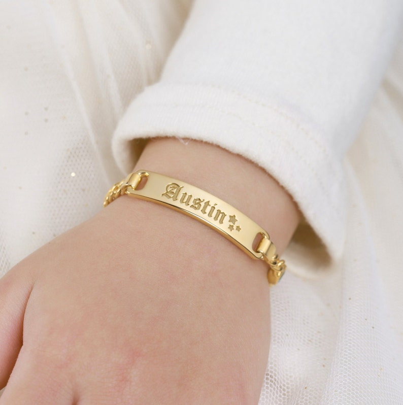 Baby Boy Bracelet Infant Name Bracelet Toddler Bracelet Etsy