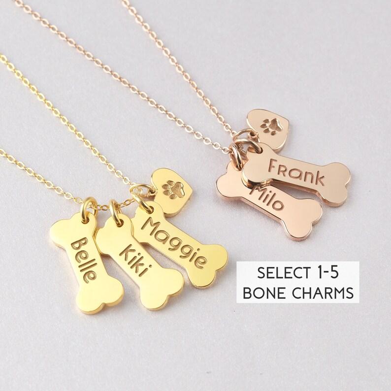 Dog Mom Necklace Dog Necklace Personalized Dog Lover Gift Etsy