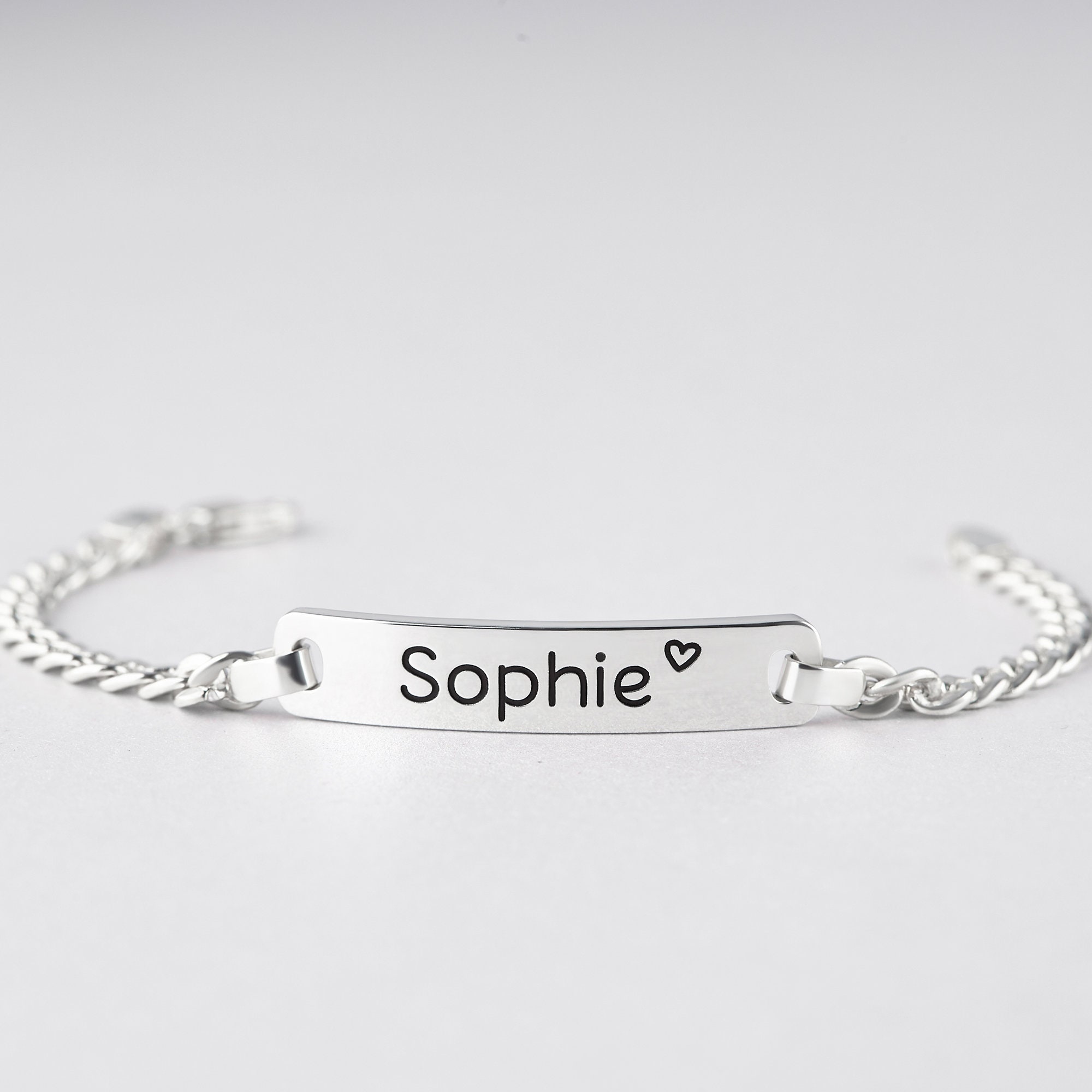 Baby Name Bracelet Toddler Bracelet Children's ID Etsy UK