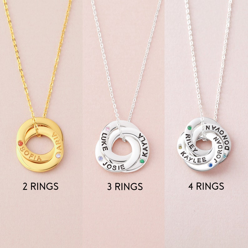 Mothers Day Necklace With Names, Birthstone Necklace For Mom, Mom Necklace With Kids Names, Family Necklace, Mom Jewelry, Mother In Law Gift image 6