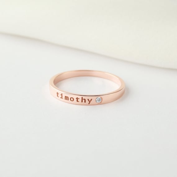 Name rings deals with birthstones