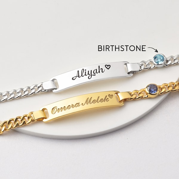 Baby Bracelet Gold, Baby Girl Valentine Gift, Kids Jewelry, Personalized Bracelet For Baby, Child Gift, Infant Bracelet, Little Girl Gift