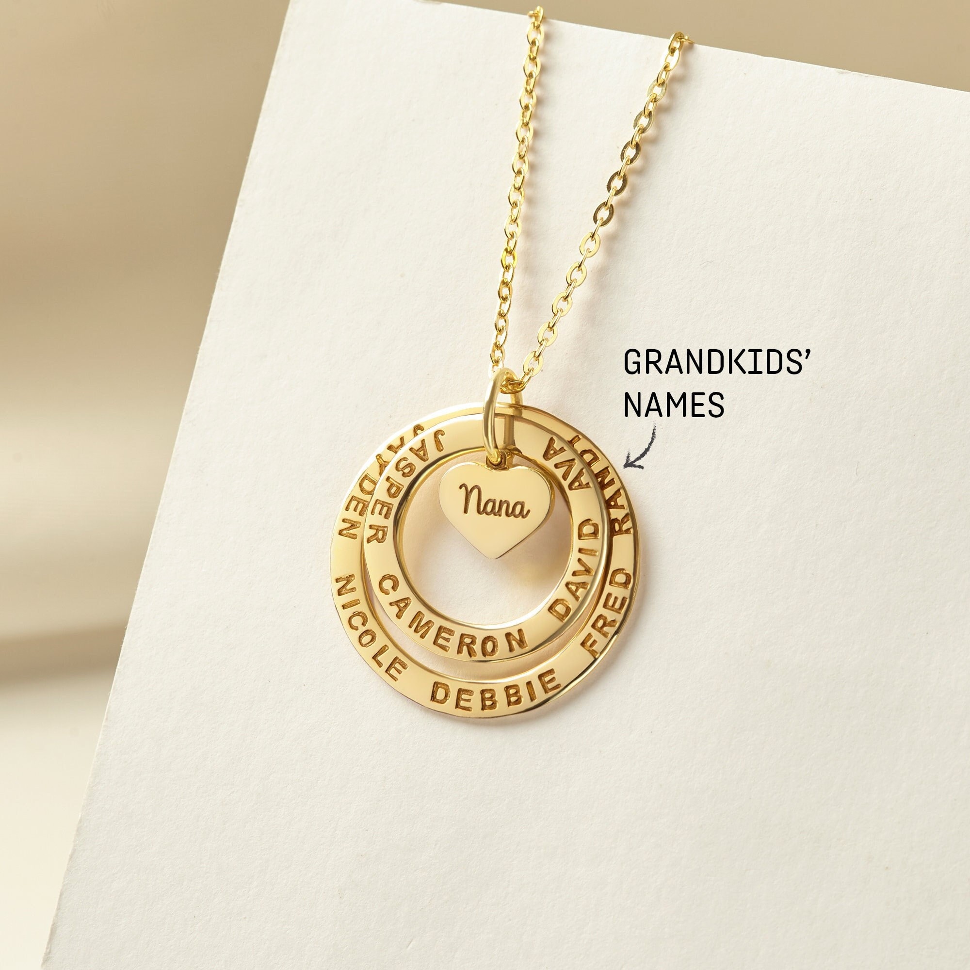 Grandma Jewelry Great Grandmother Charm Necklace Grandmother