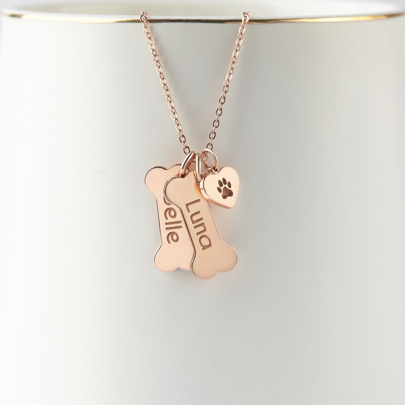 Dog Mom Necklace Dog Necklace Personalized Dog Lover Gift Etsy