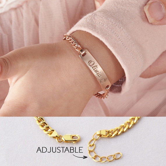 baby girl name bracelet
