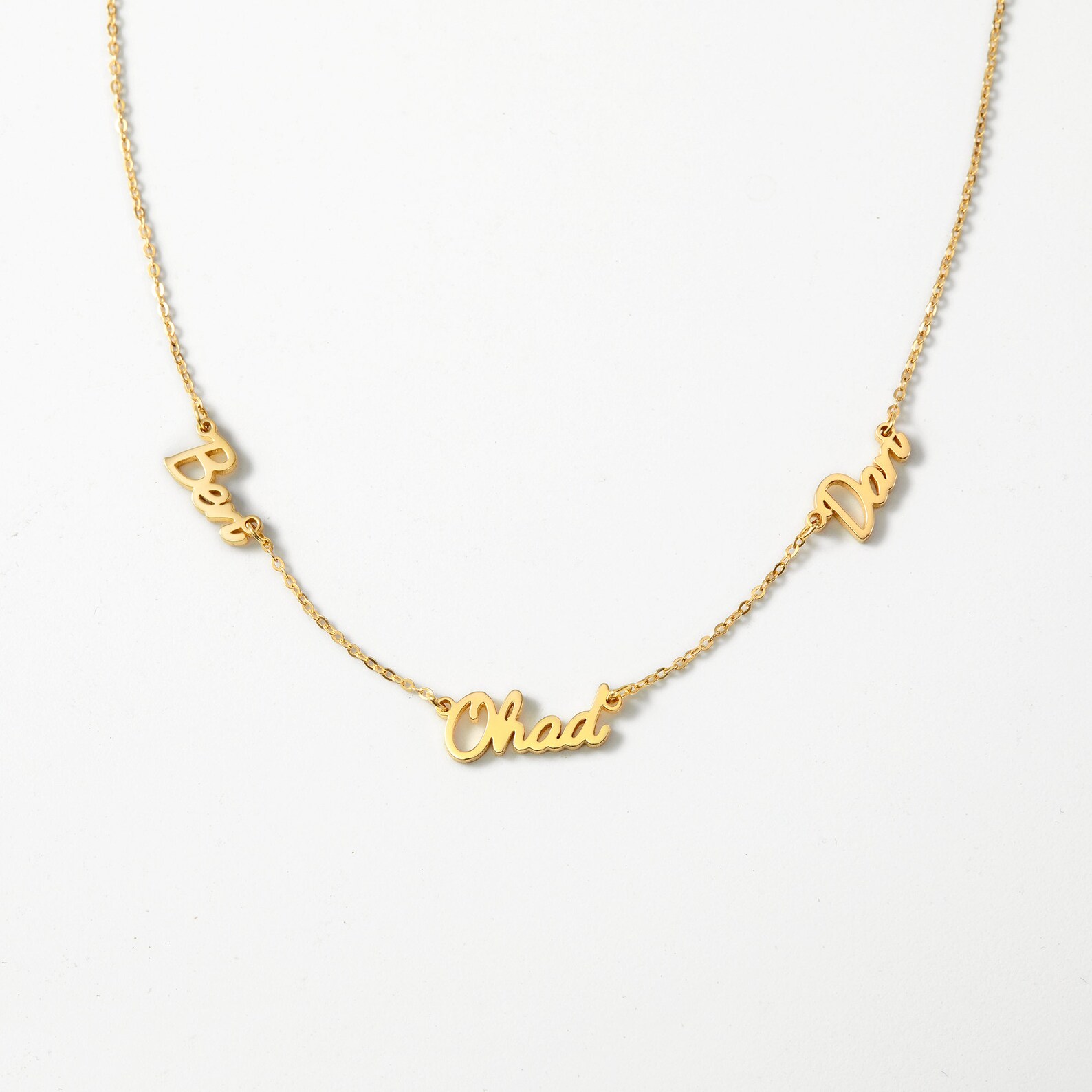 Children Name Necklace Family Necklace for Mom Multiple Name Etsy UK