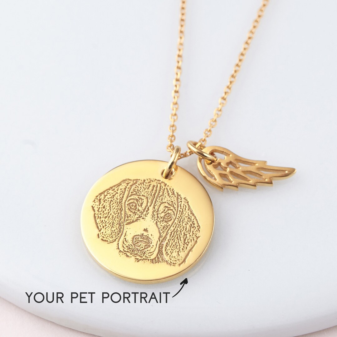 Pet Loss Gift Pet Memorial Jewelry Custom Pet Necklace Pet - Etsy