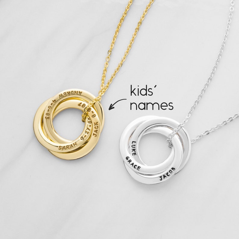 Custom Jewelry For Mom, Moms Day Gifts, Mum Necklace With Names, Gifts For Mum From Daughter, Mothers Jewelry Necklace image 7