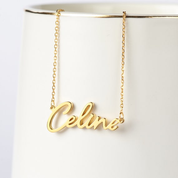 Cursive Name Necklace Gift for Kids Teen Girl Christmas